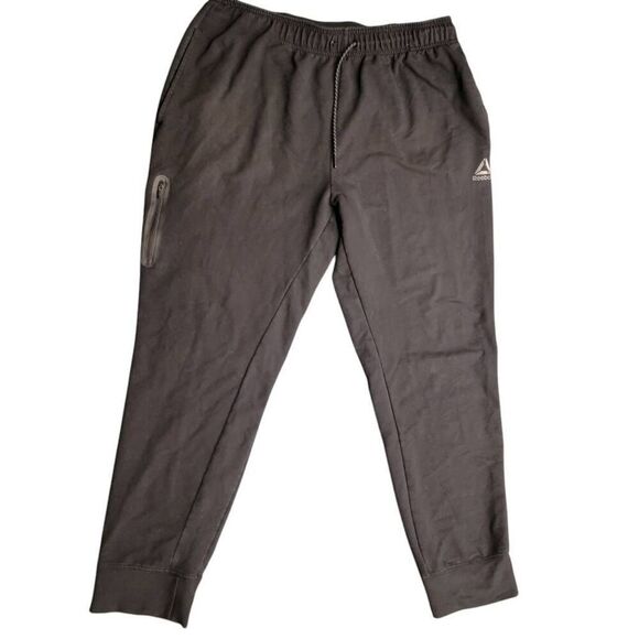 Reebok Black Sweat Pants Lounge Pants Workout Wear - Picture 2 of 9